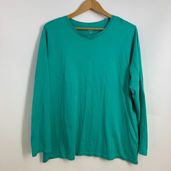 Land's End Women's Relaxed Supima Cotton (Lot of 3) Long Sleeve T-Shirt‎ SZ 1X - Picture 2 of 13